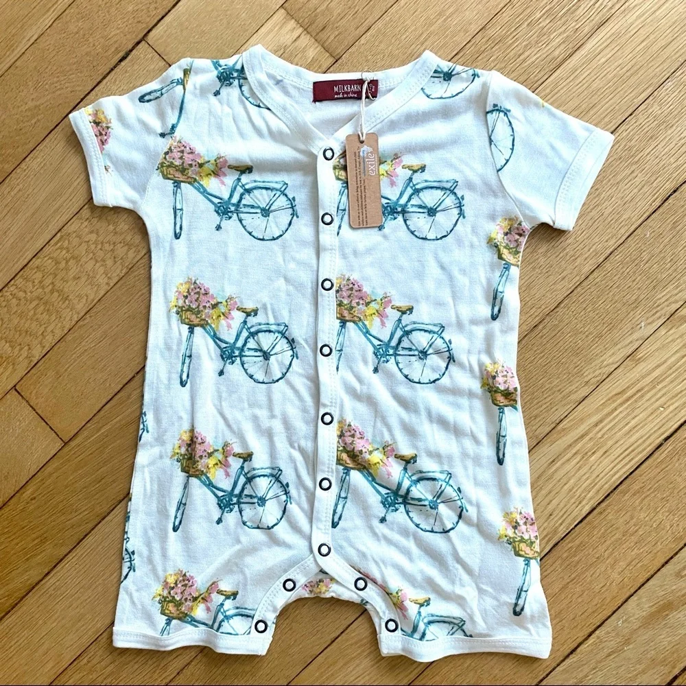 Milkbarn Shortie coverall 3-6m